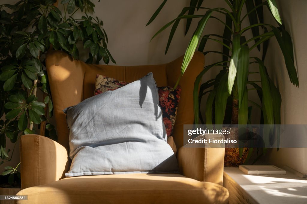 Cozy work place at home