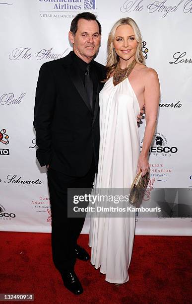 Bernd Beetz and Carmindy attend the 2010 Angel Ball to Benefit Gabrielle's Angel Foundation at Cipriani, Wall Street on October 21, 2010 in New York...