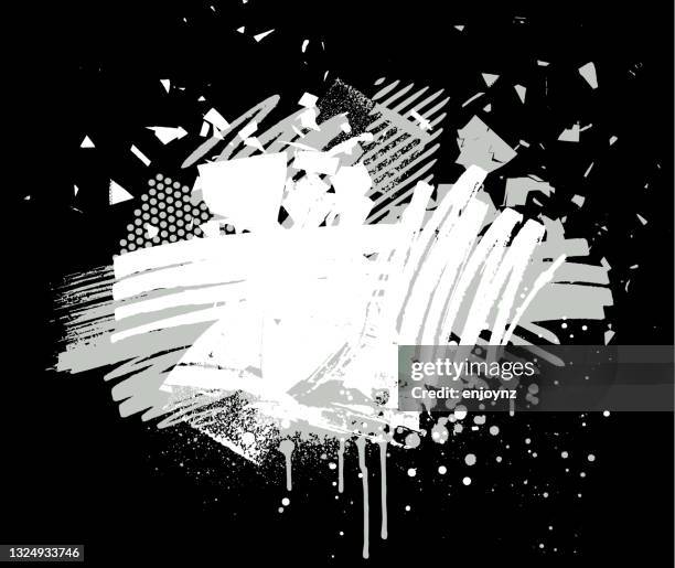 grunge textured vector background - gray concrete texture stock illustrations