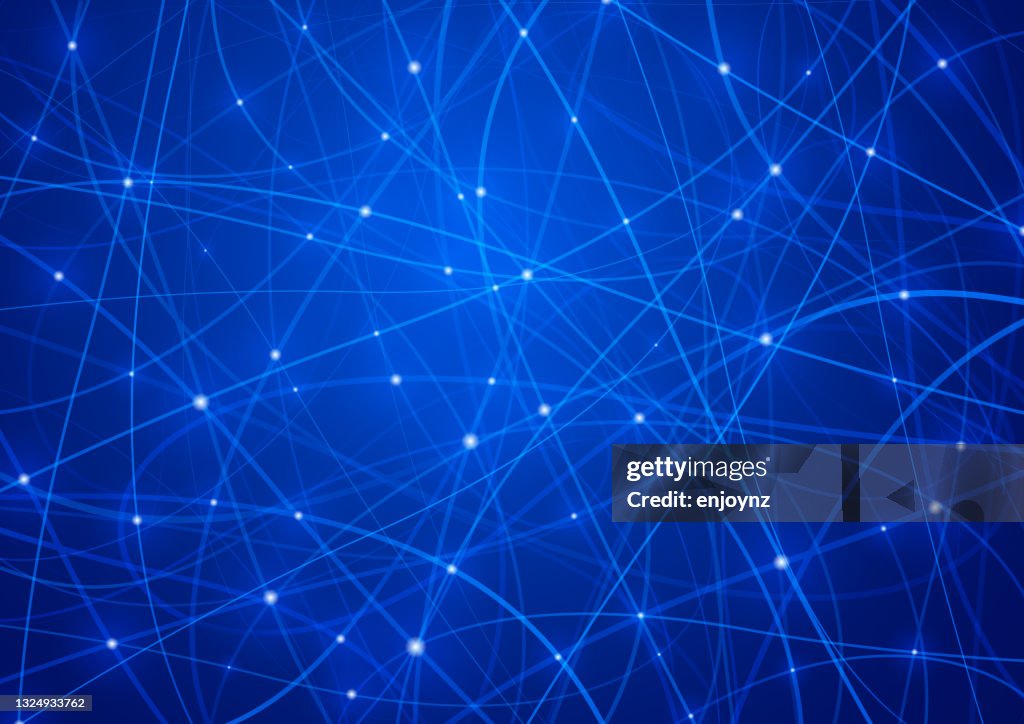 Data Network Blue Background Blue Abstract Data Network Background High-Res Vector Graphic - Getty ...
