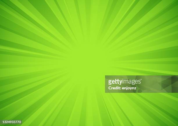 green star burst background - sunbeam stock illustrations