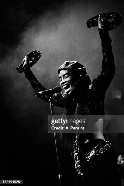 Jody Watley performs at The Beacon Theater in concert on July 10, 1989 in New York City,