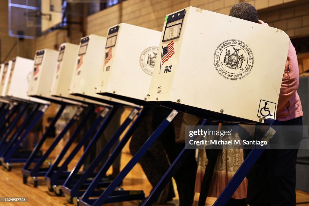 New Yorkers Vote In Mayoral Primary Election