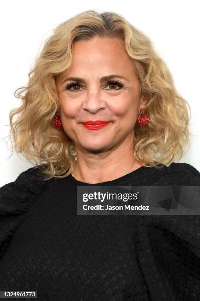 Amy Sedaris attends "The Boss Baby: Family Business" Premiere at SVA Theater on June 22, 2021 in New York City.