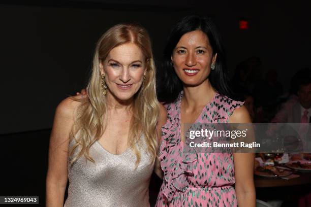 Deborah Dugan and Joanna Ramos attend Bring On The Light: The 2021 Moth Ball Honoring Regina King And Kemp Powers at Spring Studios on June 22, 2021...