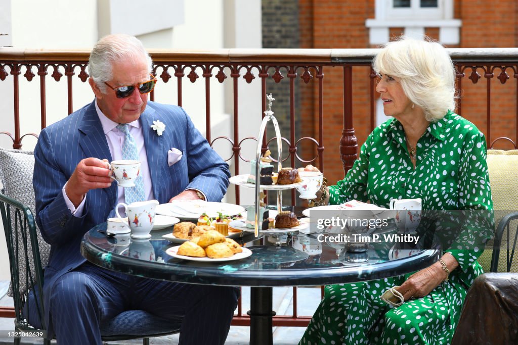 The Prince Of Wales And The Duchess Of Cornwall Visit The Theatre Royal Drury Lane