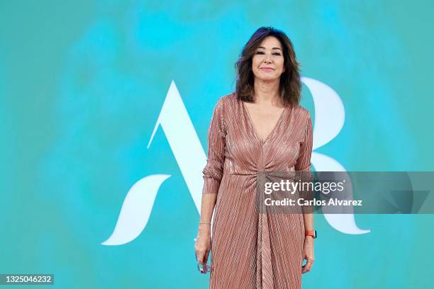 Ana Rosa Quintana attends 'El Programa de Ana Rosa' Mediaset photocall on June 23, 2021 in Madrid, Spain.