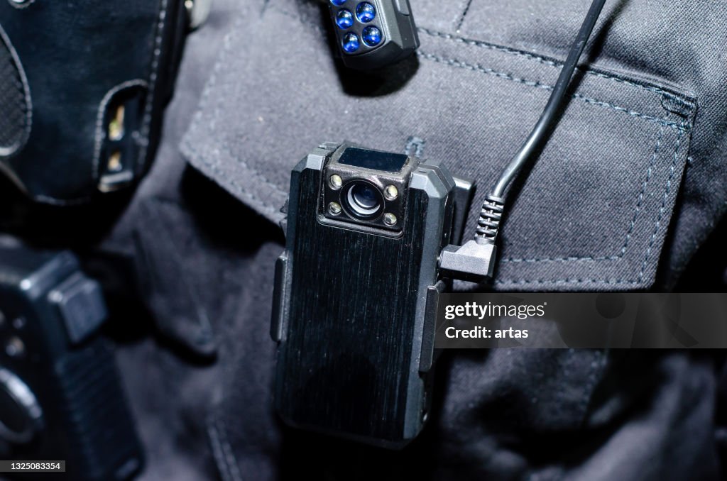 Police Hand Camera Closeup Of Police Body Camera High-Res Stock Photo - Getty Images