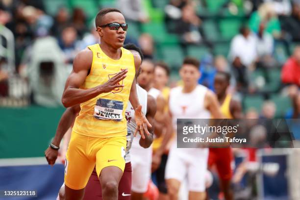 Isaiah Jewett of the USC Trojans competes in the 800 meters during the Division I Men's and Women's Outdoor Track & Field Championships held at...
