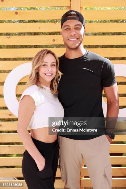 Clare Crawley and Dale Moss attend Day 2 at Alo House on June 23, 2021 in Los Angeles, California.