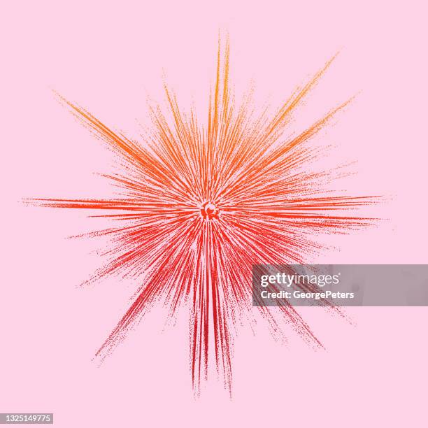 exploding rays design element - exploded view technology stock illustrations