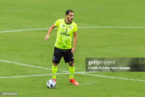 Alim Zumakulov of Tainan City FC in action during the AFC Cup Group J match between Tainan City and Athletic 220 at the Tseung Kwan O Sports Ground...