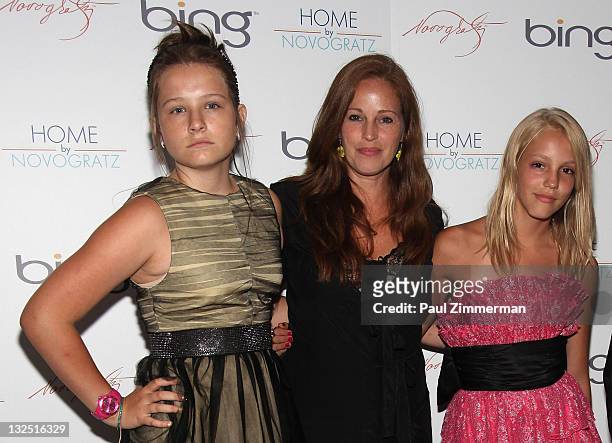 Tallulah Novogratz, Marla Hanson and Starsi Howell attend the premiere party for the new HGTV show ""Home By Novogratz"" at the Crosby Street Hotel...
