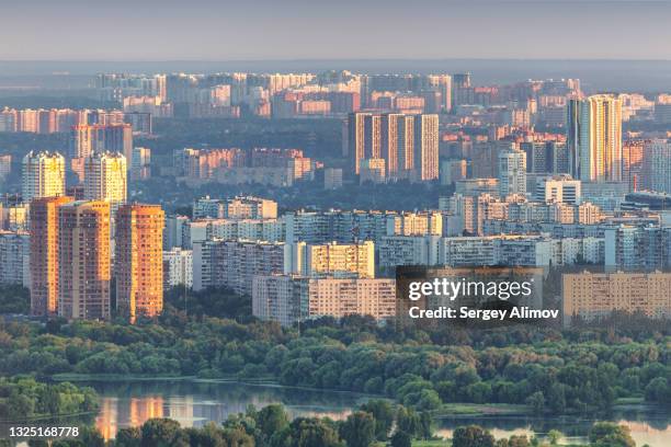 strogino district in moscow - krasnogorsky district moscow oblast stock pictures, royalty-free photos & images