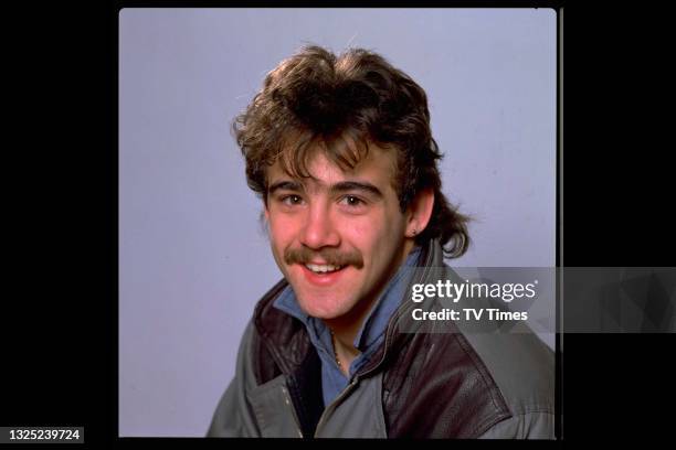 Actor Michael Le Vell in character as Kevin Webster in television soap Coronation Street, circa 1985.