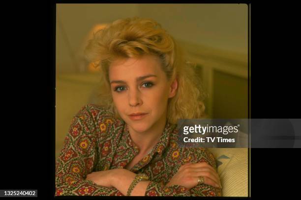Actress Leslie Ash, circa 1988.
