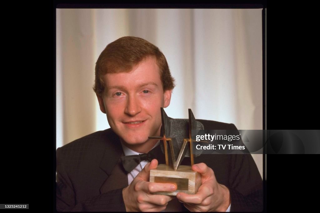 Professional snooker player Steve Davis at the TV Times Awards, circa ...