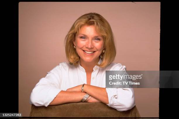 Actress Amanda Redman, known for her roles in drama series such as Beck and Dangerfield, circa 1996.