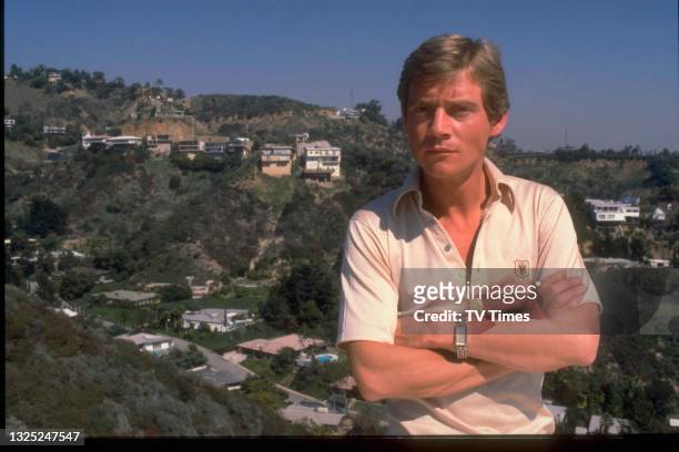 Actor Anthony Andrews, known for his roles in television dramas Ivanhoe and Brideshead Revisted circa 1981.