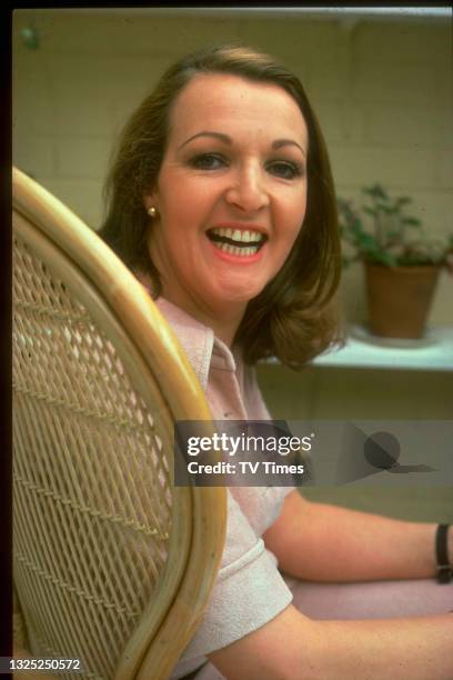 Actress Penelope Keith, circa 1977.