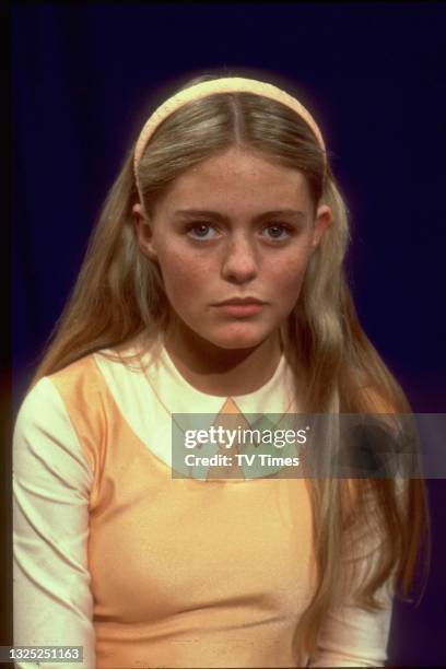 Actress Patsy Kensit in character as Luna in science fiction comedy series Luna, circa 1983.