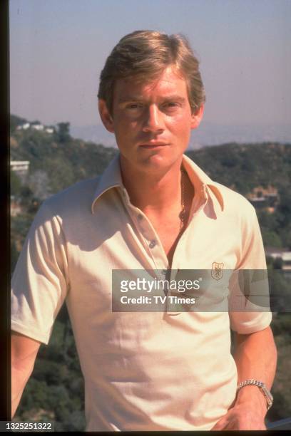 Actor Anthony Andrews, known for his roles in television dramas Ivanhoe and Brideshead Revisted circa 1981.