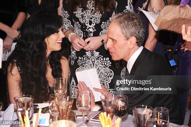 Singer Katy Perry and Bob Roth, executive director of the David Lynch Foundation, attend the 2nd Annual ""Change Begins Within"" benefit celebration...