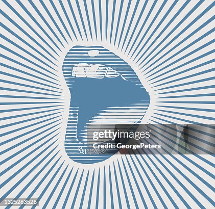 Woman's mouth laughing and smiling Woman's mouth laughing and smiling