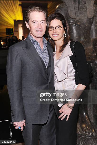 Actor Kyle MacLachlan and Project Runway Executive Producer Desiree Gruber attend the 2nd Annual ""Change Begins Within"" benefit celebration...