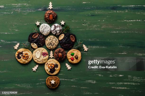 christmas cookies - traditionally hungarian stock pictures, royalty-free photos & images