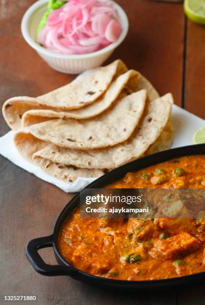 green peas or matar paneer curry - matar stock pictures, royalty-free photos & images