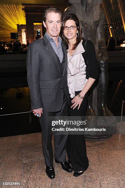 Actor Kyle MacLachlan and Project Runway Executive Producer Desiree Gruber attend the 2nd Annual ""Change Begins Within"" benefit celebration...
