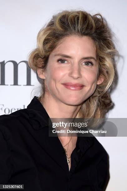 Alice Taglioni attends the "Les Fantasmes" Premiere at Cinema Pathe Wepler on June 24, 2021 in Paris, France.