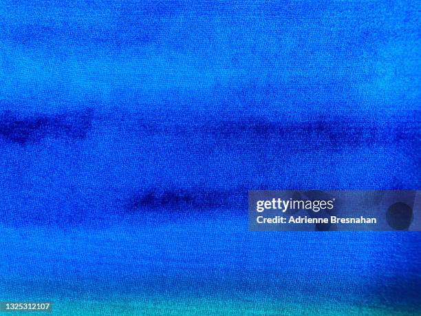 blue watercolor painted surface - blue watercolor foto e immagini stock