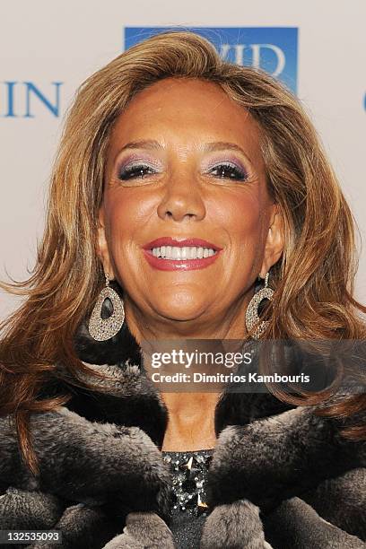 Denise Rich attends the 2nd Annual ""Change Begins Within"" benefit celebration presented by the David Lynch Foundation at The Metropolitan Museum of...