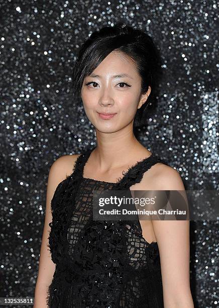 Lun-Mei Kwai attends the Chanel Haute Couture Fall/Winter 2011/2012 show as part of Paris Fashion Week at Grand Palais on July 5, 2011 in Paris,...