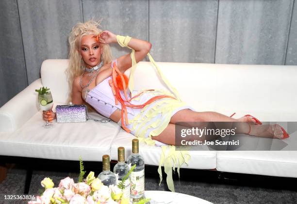 Ketel One Botanical, Don Julio 70 and Jane Walker by Johnnie Walker Celebrate Doja Cat’s ‘Planet Her’ on June 25, 2021 in Los Angeles, California.