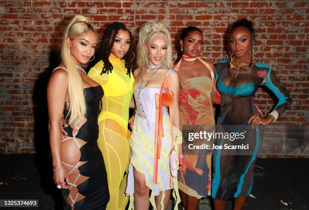 Saweetie, Chloe Bailey, Doja Cat, Ryan Destiny, and Normani, along with Ketel One Botanical, Don Julio 70 and Jane Walker by Johnnie Walker,...