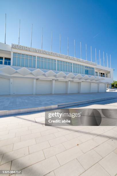 venice film festival building - industria cinematografica stock pictures, royalty-free photos & images