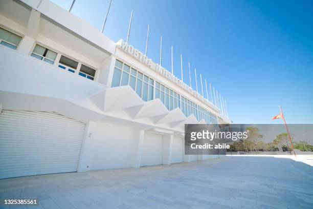 venice film festival building - tappeto rosso stock pictures, royalty-free photos & images