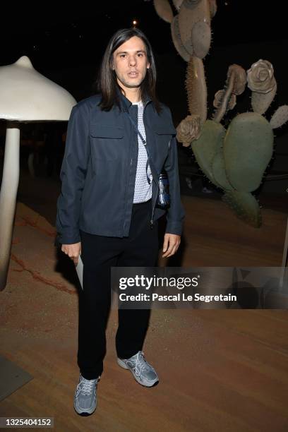 Orelsan attends the Dior Homme Menswear Spring Summer 2022 show as part of Paris Fashion Week on June 25, 2021 in Paris, France.