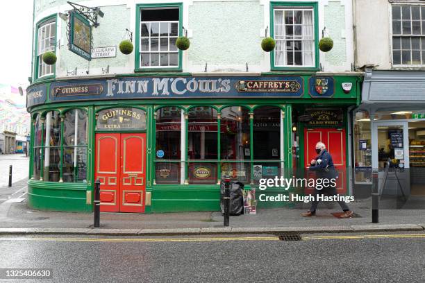 An exterior view of Finn McCouls pub, which was closed for eleven days in June due to covid restrictions and would face the same closure again if...