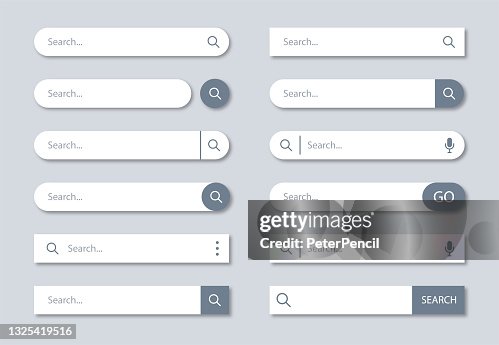 Search Bar Template Set for User Interface, Web, App, Software. Ready Search Form Collection - Vector Illustration Search Bar Template Set for User Interface, Web, App, Software. Ready Search Form Collection - Vector Illustration