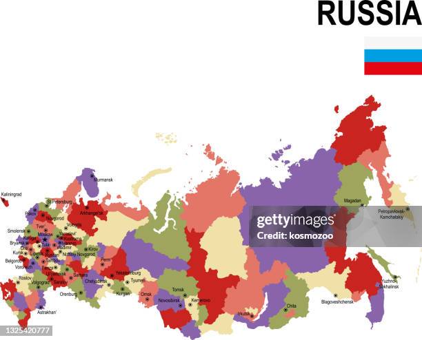 Russi Map Equirectangular 32 Russia Map Isometric Stock Photos, High-Res Pictures, and Images ...