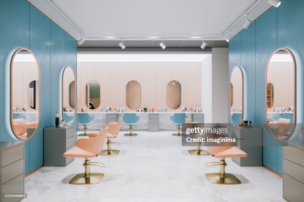 Retro Styled Beauty Salon