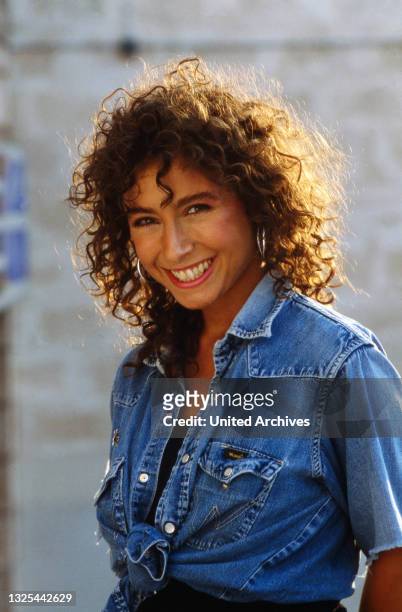 Maria Ketikidou auf Mallorca, Spanien 1988.