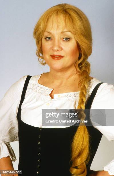 Doris Kunstmann im Theaterstück "Rose Bernd", Deutschland 1988.