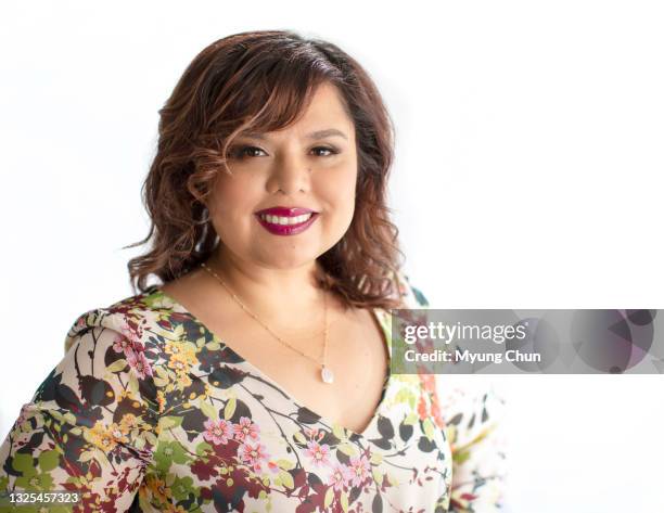 Showrunner for 'Gentefied', Linda Yvette Chávez is photographed for Los Angeles Times on May 27, 2021 in Culver City, California. PUBLISHED IMAGE....