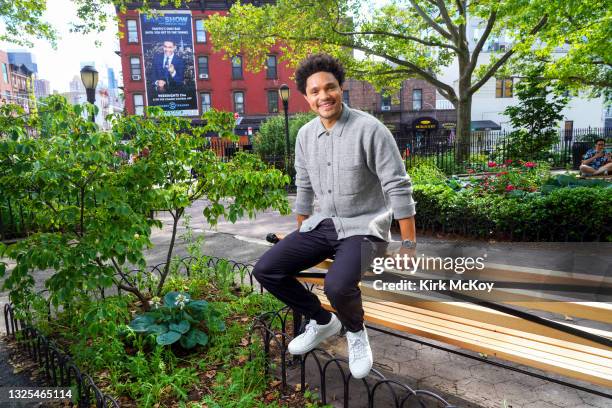 Talk host Trevor Noah is photographed for Los Angeles Times on June 9, 2021 in New York, City. PUBLISHED IMAGE. CREDIT MUST READ: Kirk McKoy/Los...