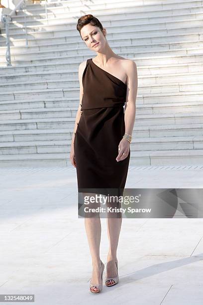 Anna Mouglalis attends the Chanel 'Collection Croisiere Show 2011/12' at Hotel du Cap on May 9, 2011 in Cap d'Antibes, France.